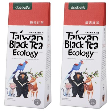 daebete 茶米茶 自然生態 馥香紅茶茶包 甘醇不苦澀 滑順好入口 清甜蜜香 冷熱皆宜  3g  15包  2盒