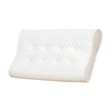 bebehome 3D成人波浪枕  50 x 33 x 10cm  1個  白色