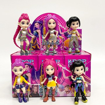 现货 隔日到貨 獵魔女團周邊 獵魔女團公仔擺件 K-Pop手辦模型盲盒 潮玩公仔擺件 驚喜盲盒 兒童禮物 獎勵禮物 趣味