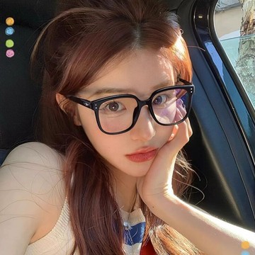 Hello Summer 現貨快速出貨 SGS檢驗 抗藍光 方框眼鏡 素顏神器 文青情侶眼鏡 鏡框 J18