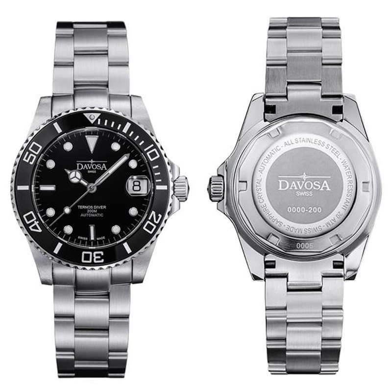 DAVOSA ダボサ 腕時計 36.5mm メンズ レディース 自動巻き ダイバーズ