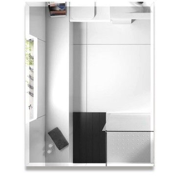 玻璃鏡子定 做定 制尺寸大小切割異形穿衣鏡貼墻帶框衛生間衣柜鞋[DD150110]