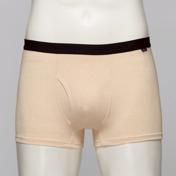 SOLIS 帕非士系列 M-XXL 素面 前檔 開口 貼身 四角 男內褲 (蜜桃橘)