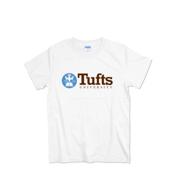 塔夫茨大學短袖T恤男女夏季純棉印花上衣Tufts University校服T恤