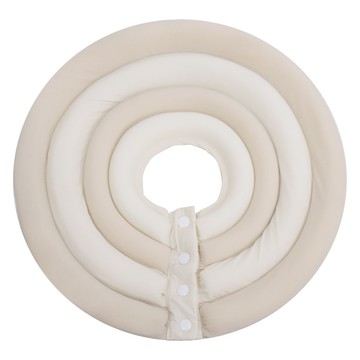 Dingdongpet 寵物超輕量頸圈  M  奶油米色  1個