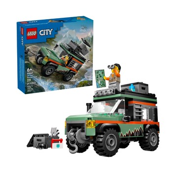 磚星球〡 60447 城市系列 山地四驅越野車 Off-Road 4x4 Mountain Truck