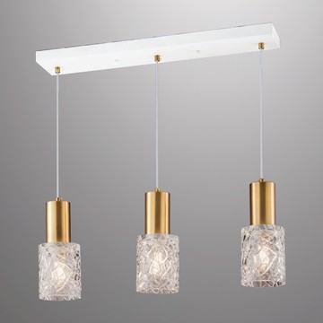 電鍍金水晶玻璃吊燈 F85-09-K3412