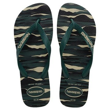 Havaianas 哈瓦仕 夾腳拖鞋 男鞋 女鞋 迷彩 迷彩綠 4141398-5266