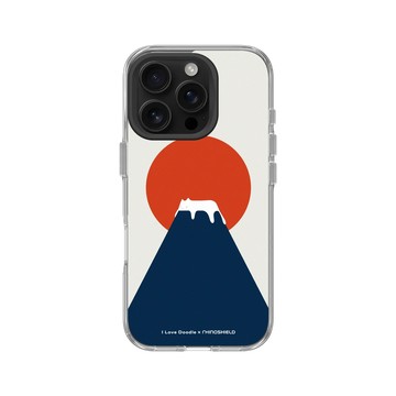 iPhone 16 Pro Clear 透明 - ilovedoodle (Lim Heng Swee) - Cat Landscape - Fuji 富士山