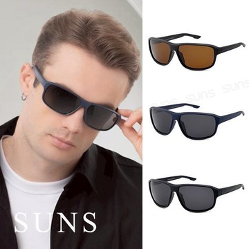 【SUNS】TR90偏光Polarized太陽眼鏡 方框墨鏡 防眩光/抗UV400(91566)
