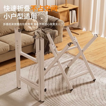 臺灣出貨📦可折疊桌腳餐桌架桌子腿支架鐵桌腳架圓長方形折疊支腿架桌子配件