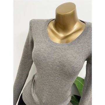 hao穿到哭！品質版型好 性感U領顯身材針織衫韓國INS秋冬內搭打底