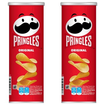 PRINGLES 品客 洋芋片 原味 全面升級 口感香酥脆 厚實馬鈴薯片  102g  2罐