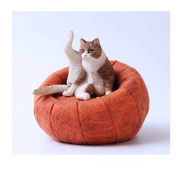 JXK Studio 1/6 比例動物系列 懶貓4.0 (附沙發) 虎斑貓