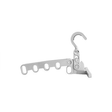 【日本Imakara】旅行便攜折疊式5孔掛衣架/吊衣架-3入