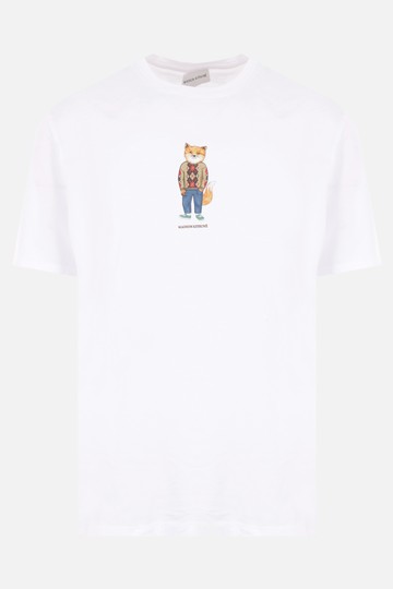 MAISON KITSUNÉ Dressed Fox cotton t-shirt Man