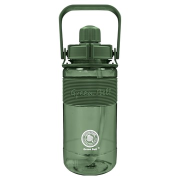 Green Bell 綠貝 綠貝精選彈跳吸管太空壺  綠色  1L  1個
