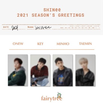 仙女樹🌟 現貨 SHINee  - 『 2021 SEASON'S GREETINGS 』SYNNARA 通路特典透卡