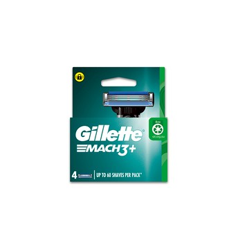 吉列Mach3鋒速系列刮鬍刀頭_4刀入