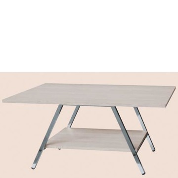 AS雅司-亞姆白鐵大茶几-90*50*42.5cm-三色可選