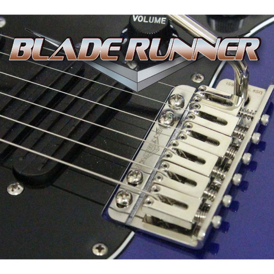 Super-Vee スーパーヴィー BladeRunner 6-Screw BK BR-6-RH-BK ブラック トレモロブリッジ ギターパーツ