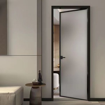 免運 玻璃門 衛生間門新款2025超白長虹油砂玻璃門廚房鈦鎂鋁合金廁所門平開門 可開發票 全館五折 工廠現貨直銷 新品特價 b9084