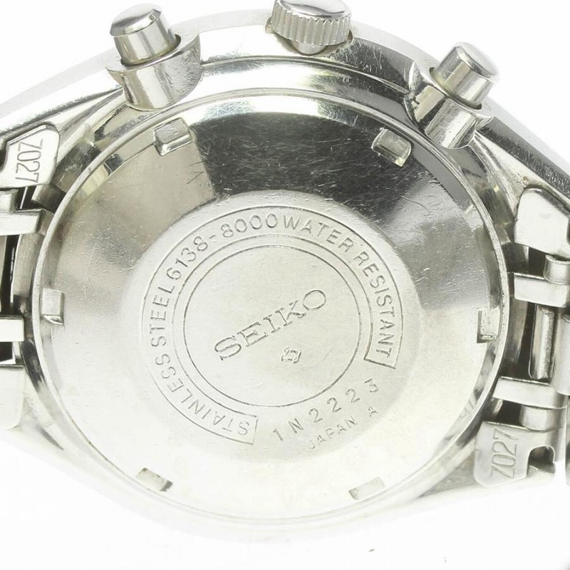 セイコー　パンダ　クロノグラフ　 Ref.6138ー8020　自動巻き SEIKO REF.6138-8020 – TIMEANAGRAM
