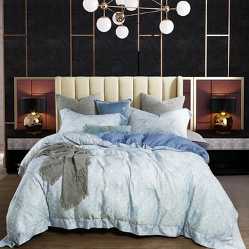 Pure One 3M吸濕排汗天絲床包鋪棉兩用被套組 四季通用 親膚透氣  雙人加大(床包186 x 180cm + 被套210 x 180cm + 2個枕套75 x 45cm)  立陶宛