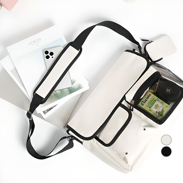 jeballot Sierra 郵差包  象牙白  38 x 31 x 12 厘米