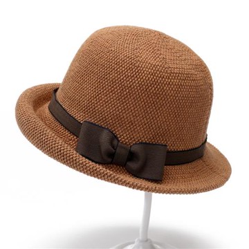 中老年人媽媽帽子中年女草編遮陽帽夏季老太太禮帽奶奶盆帽老人帽