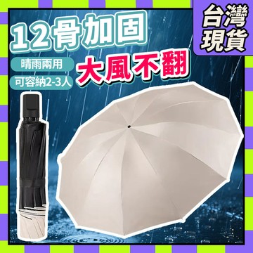 🧧台灣現貨🧧黑膠防曬傘 12骨超大摺疊傘 125CM特大雨傘 加大雨傘 反向折疊傘 折疊傘 晴雨傘 抗UV傘 0301