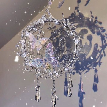【小悅居】七夕情人節手工diy水流夢幻蝴蝶燈材料包高顏值風鈴小夜燈送閨蜜網紅同款、熱門單品 人氣好物