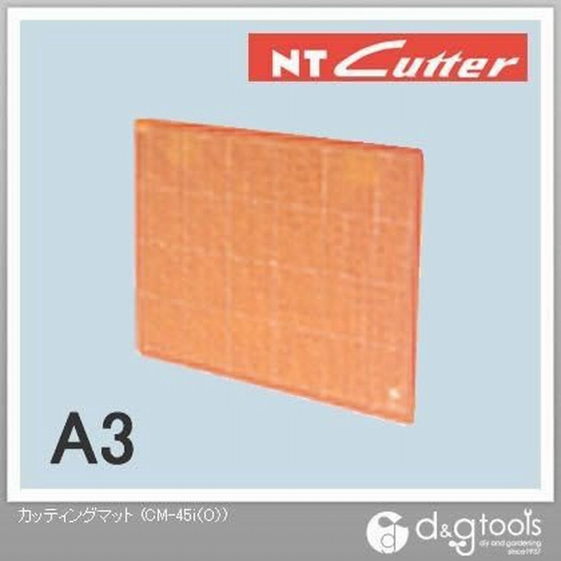NTカッター カッティングマット カッターマット スケルトンオレンジ A3サイズ CM-45i（O） | LINEショッピング