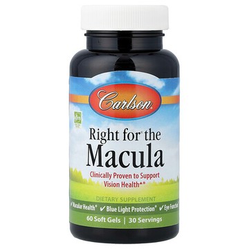 Carlson, Right for® the Macula，60 粒軟膠囊