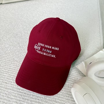 撞色刺繡英文HOPE語錄棒球帽 JCA81761【現貨】