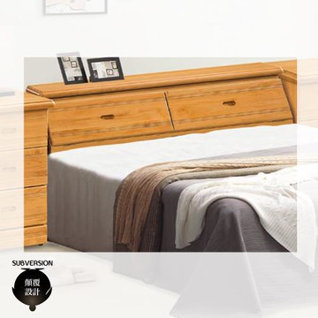 【顛覆設計】陵格芬正赤陽木色床頭箱(雙人5尺)