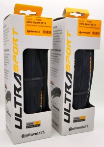 Continental Ultra Sport III 700x25c BlackBlack Folding PureGrip Pair Tires