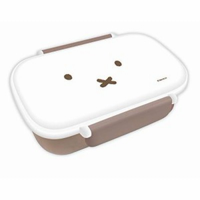 クツワ miffy 密封2点留め一段弁当箱