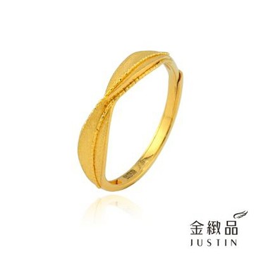 金緻品 黃金戒指 禧波浪沙 0.58錢