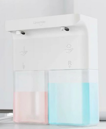 Umimile 雙孔給皂機 300毫升+300毫升 (液體+泡沫)  日版正規品代購