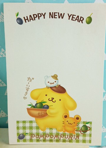 【震撼精品百貨】Pom Pom Purin 布丁狗 明信片 水果(3入) 震撼日式精品百貨