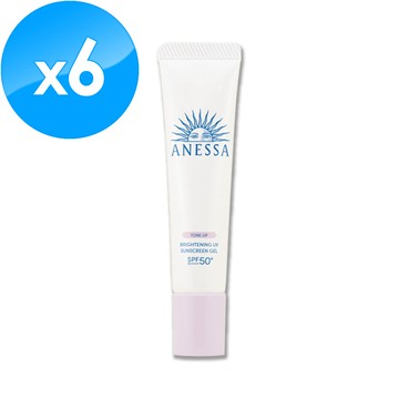 《SHISEIDO 資生堂》安耐曬美光燈潤色防曬凝膠 15g x 6