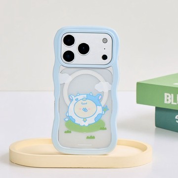 鼠泥寶寶乳牛握草雲朵波波MagSafe iPhone手機殼