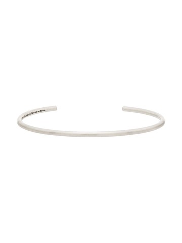 Le Gramme - Le 7g brushed bangle bracelet - men - Sterling Silver - L