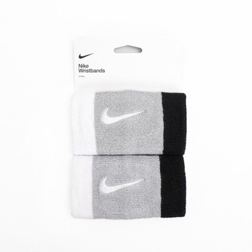 涼感巾/環 Nike Swoosh [N0001586016OS] 加長腕帶 2入 運動 打球 健身 吸濕 排汗 黑灰