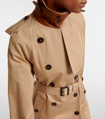 Chloé Caped cotton gabardine trench coat