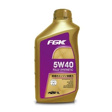 【汽車百貨】FGK 5W40 全合成機油(12瓶/箱)