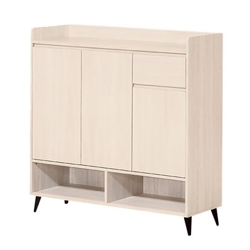 【Hampton 漢汀堡】菈雅白梧桐4尺鞋櫃