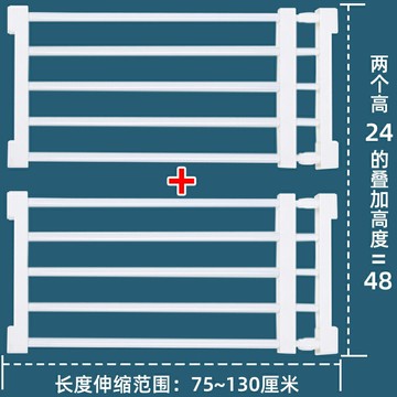 寵物護欄 柵欄 門欄 寵物欄桿護欄狗狗圍欄狗柵欄室內隔離門隔斷欄小型泰迪免打孔門欄【MJ25516】