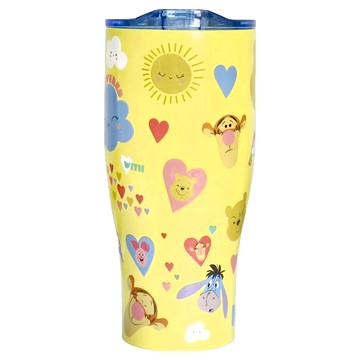 Disney 迪士尼 316不鏽鋼真空酷樂杯 DS-7902WNY  維尼黃  900ml  1個